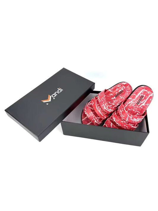 Mandi Red Marble Slide – Limited Edition