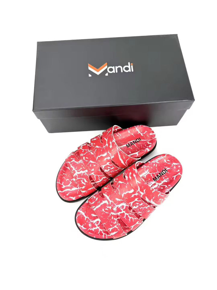 Mandi Red Marble Slide – Limited Edition