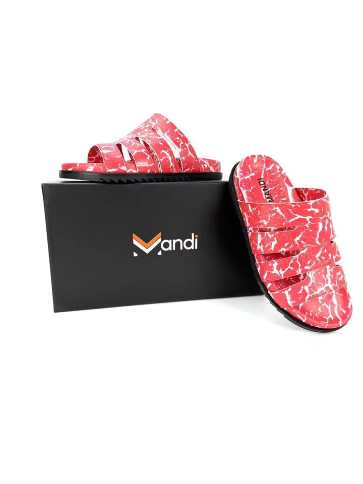 Mandi Red Marble Slide – Limited Edition