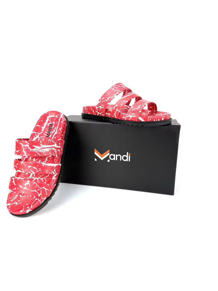 Mandi Red Marble Slide – Limited Edition