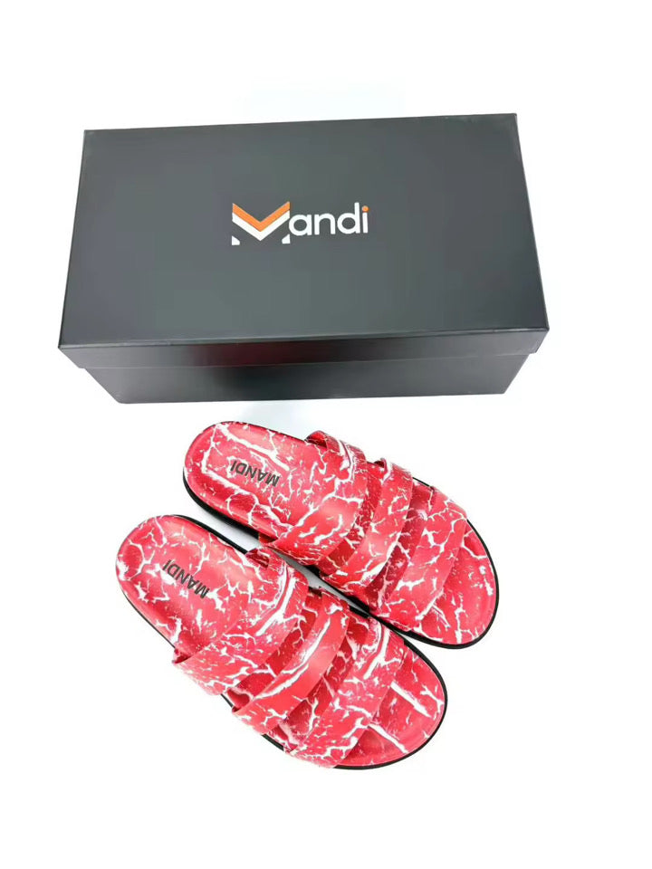 Mandi Red Marble Slide – Limited Edition